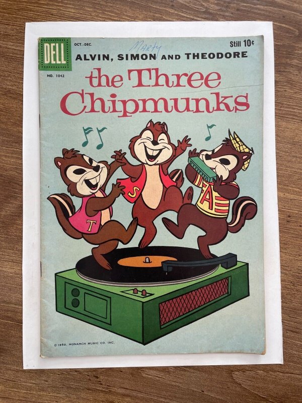 Four Color #1042 (Dell Comics), raw comic book in VG/FN condition — front cover