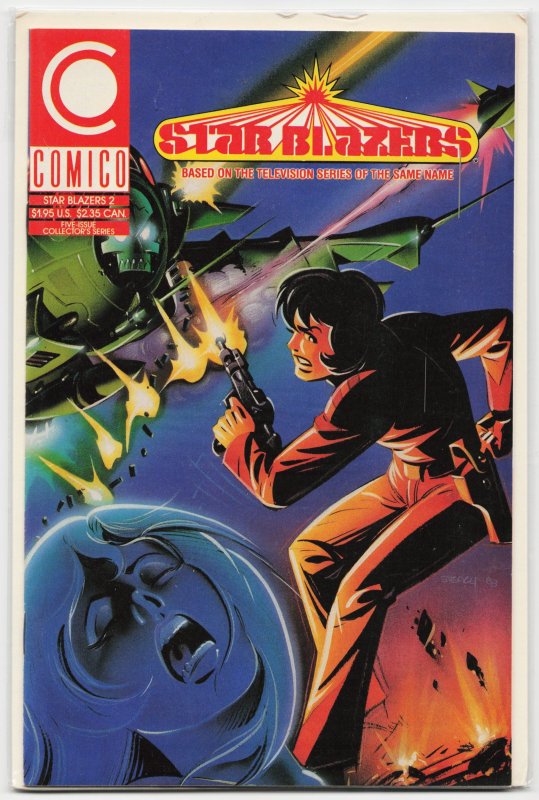 Star Blazers #2 (1983), raw, ungraded comic book — front cover