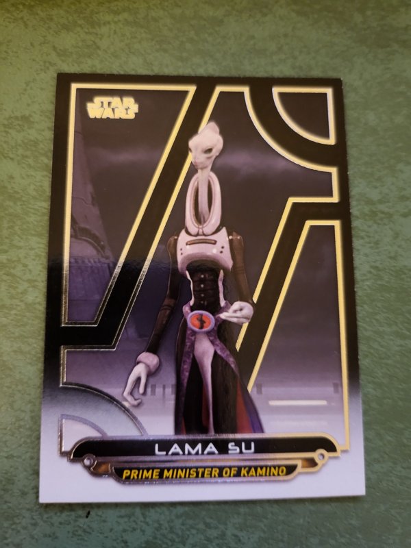 2018 Star Wars Galactic Files #aotc-15 Lama Su (2018), raw, ungraded comic book — front cover