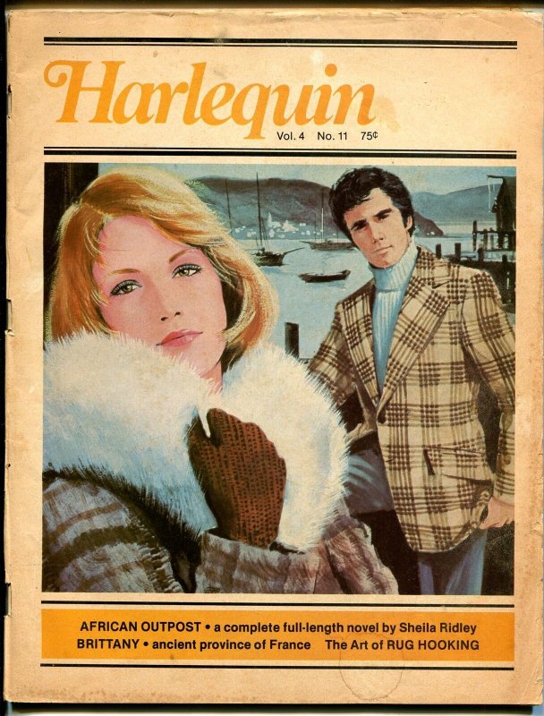 Pulp: Harlequin Vol. 4 #12 (1976), raw, ungraded comic book — front cover