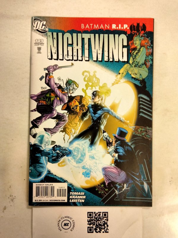 Nightwing #149 (DC Comics, 2008), raw comic book in NM condition — front cover