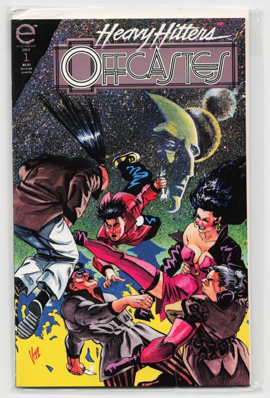 Offcastes #1 (1993), raw, ungraded comic book — front cover
