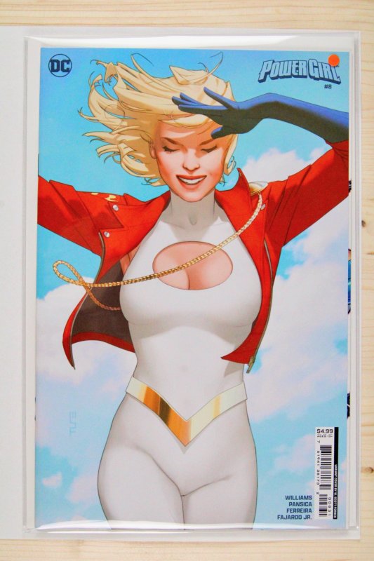 Power Girl #8 (DC Comics, 2024), raw comic book in NM+ 9.6 condition — front cover