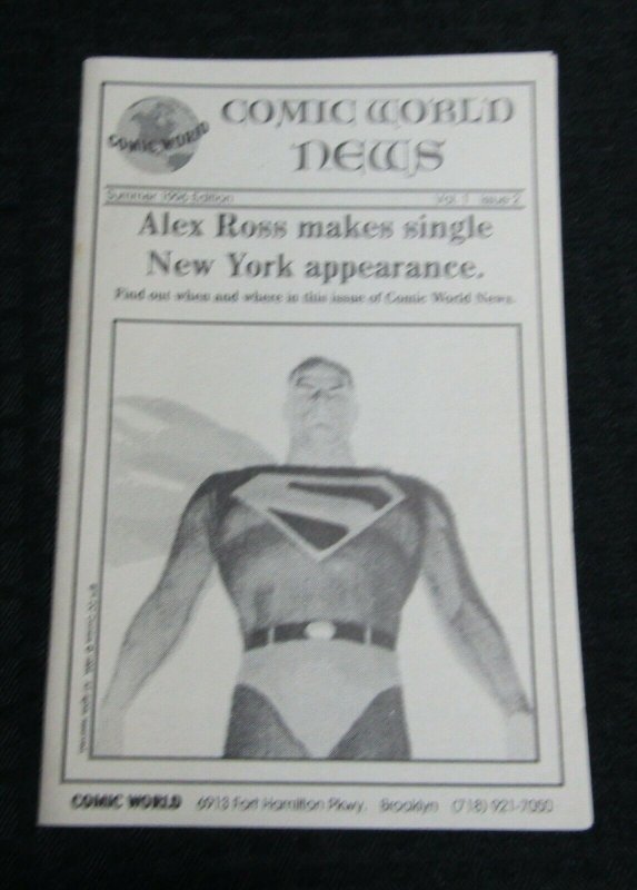 1996 Summer Comic World News v.1 #2 (1996), raw comic book in 7.0 condition — front cover