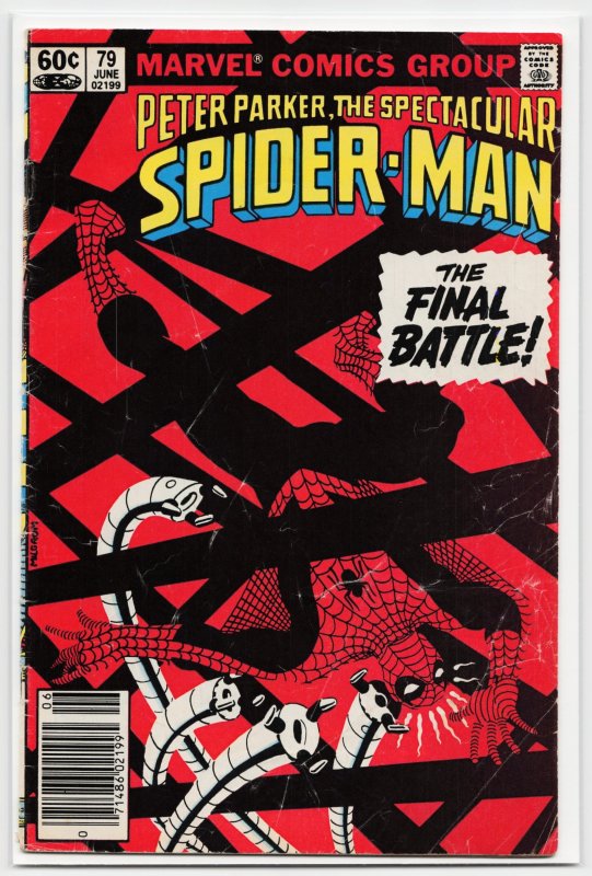 The Spectacular Spider-Man #79 (Marvel Comics, 1983), raw, ungraded comic book — front cover
