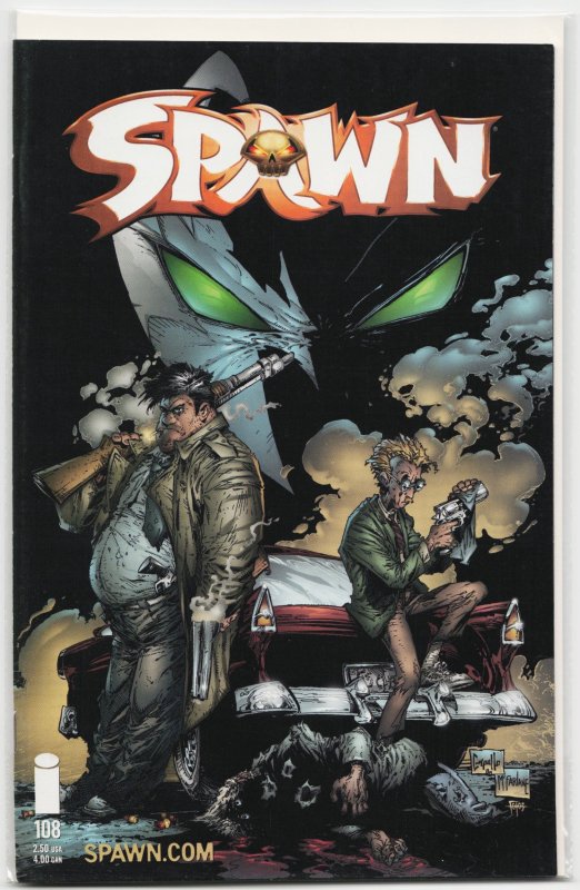 Spawn #108 (Image Comics, 2001), raw, ungraded comic book — front cover