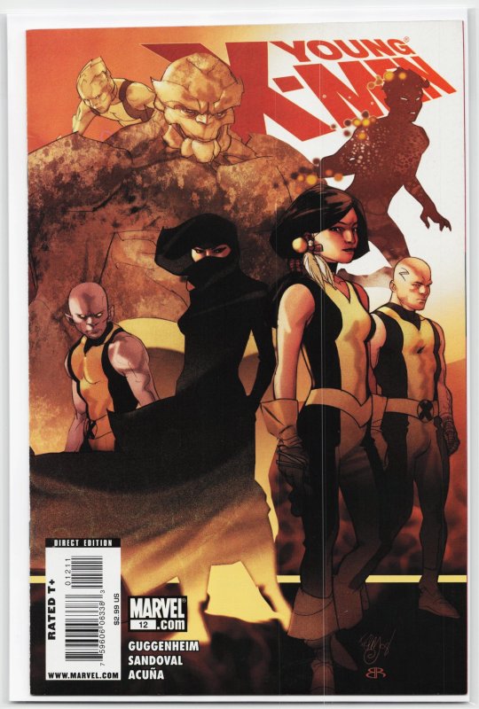 Young X-Men #12 (Marvel Comics, 2009), raw, ungraded comic book — front cover