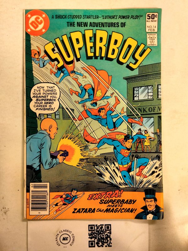 Superboy #14 (DC Comics), raw comic book in NM condition — front cover