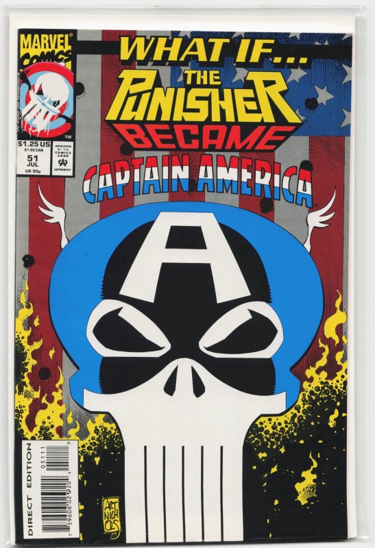 What If...? #51 (Marvel Comics, 1993), raw, ungraded comic book — front cover