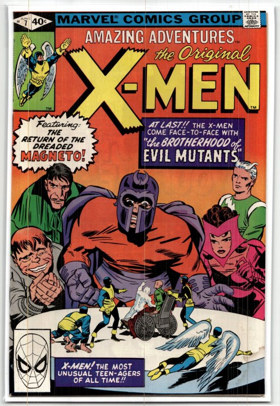 Amazing Adventures #7 (Marvel Comics, 1980), raw, ungraded comic book — front cover