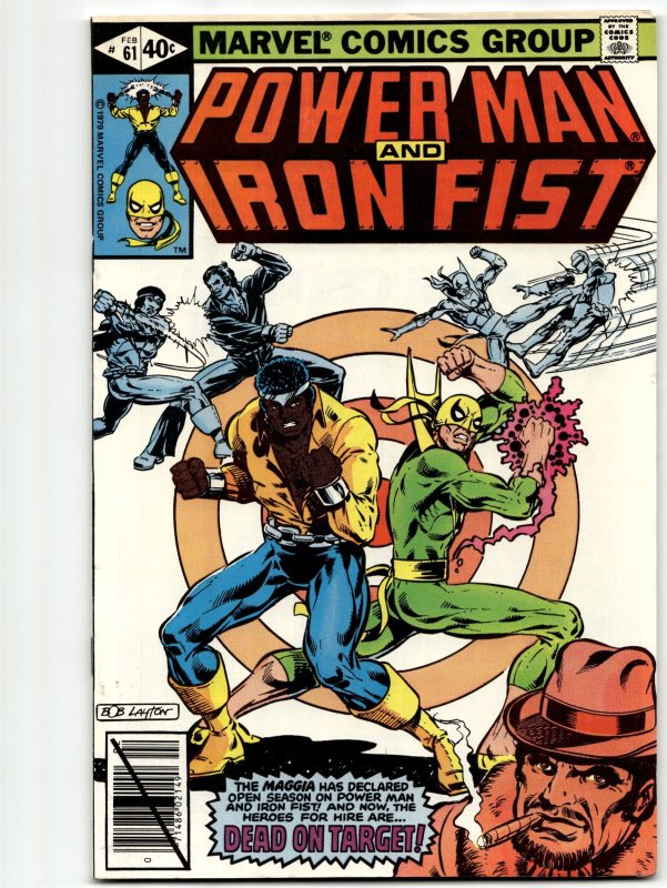 Power Man and Iron Fist #61 (Marvel Comics, 1980), raw, ungraded comic book — front cover