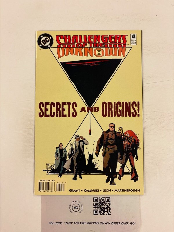 Challengers of the Unknown #4 (DC Comics), raw comic book in NM condition — front cover