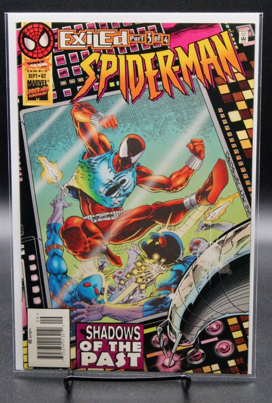 Spider-Man #62 (Marvel Comics, 1995), raw comic book in NM condition — front cover