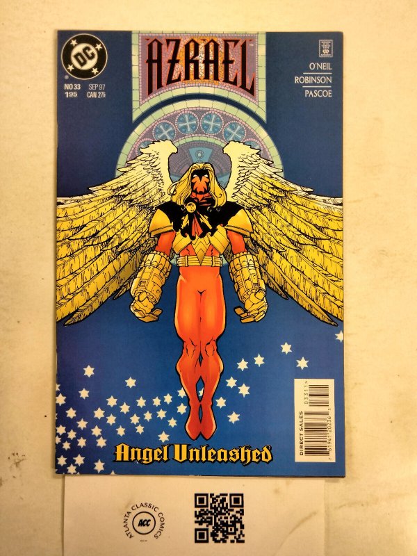Azrael #33 (DC Comics, 1997), raw comic book in NM condition — front cover