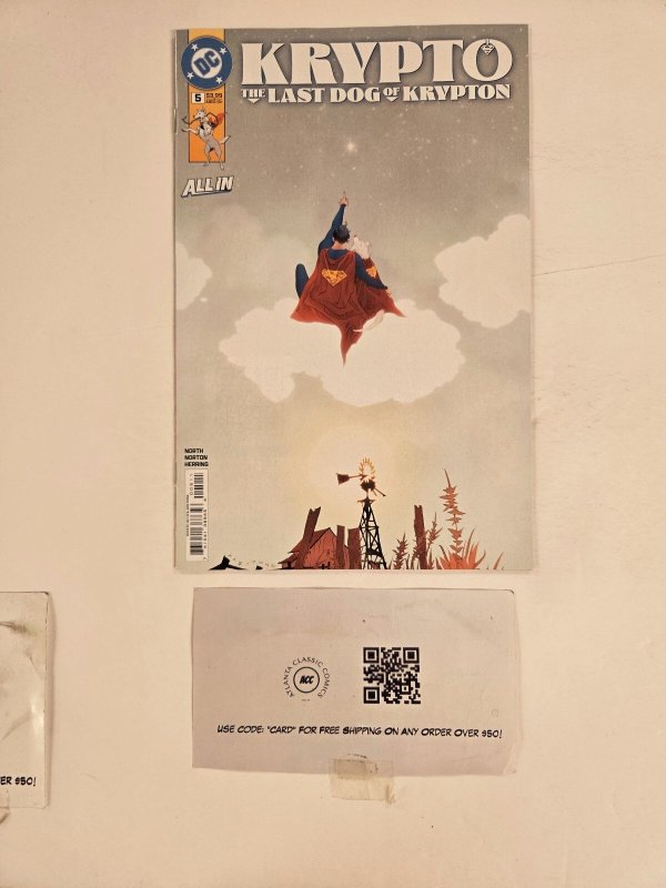 Krypto the Last Dog of Krypton #5 (DC Comics), raw comic book in NM condition — front cover