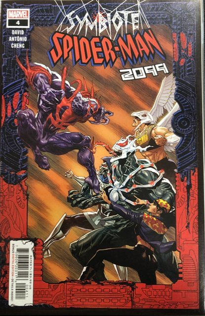 Symbiote Spider-Man 2099 #2 (Marvel Comics, 2024), raw, ungraded comic book — front cover