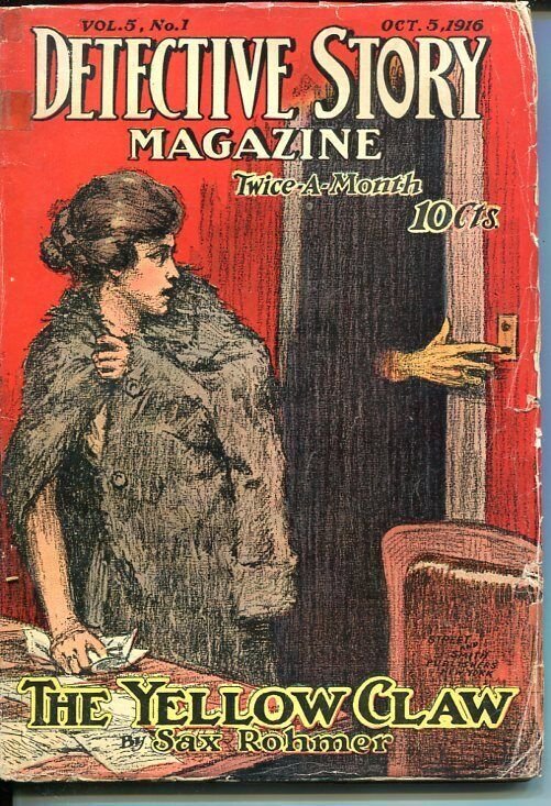 Detective Story Magazine-Oct #5, raw, ungraded comic book — front cover