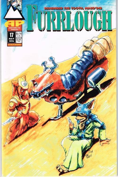 Furrlough #17 (1994), raw, ungraded comic book — front cover