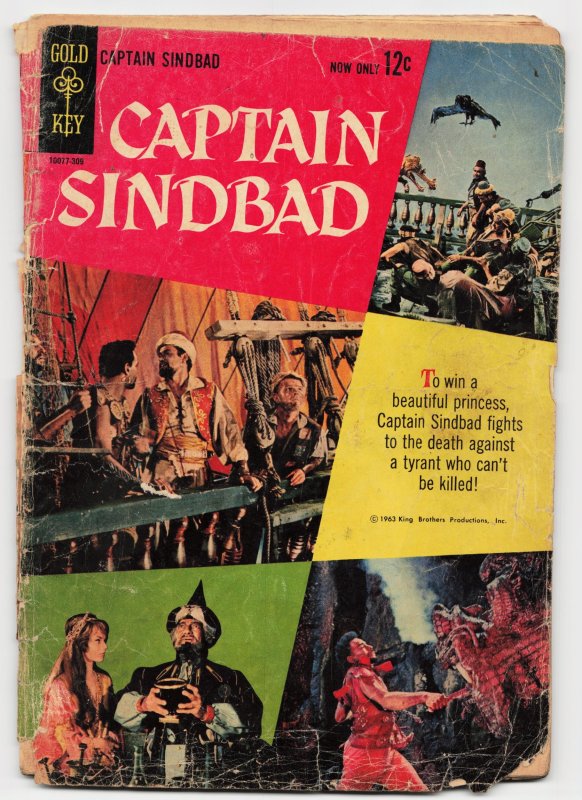 Captain Sindbad (1963) (1963), raw, ungraded comic book — front cover