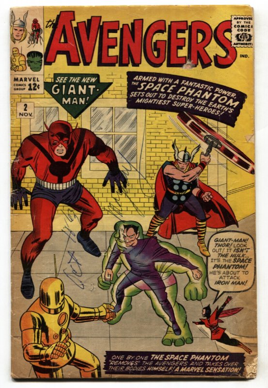 Avengers #2 - 1963 - Marvel - G+ - Comic Book (Marvel Comics, 1963), raw, ungraded comic book — front cover