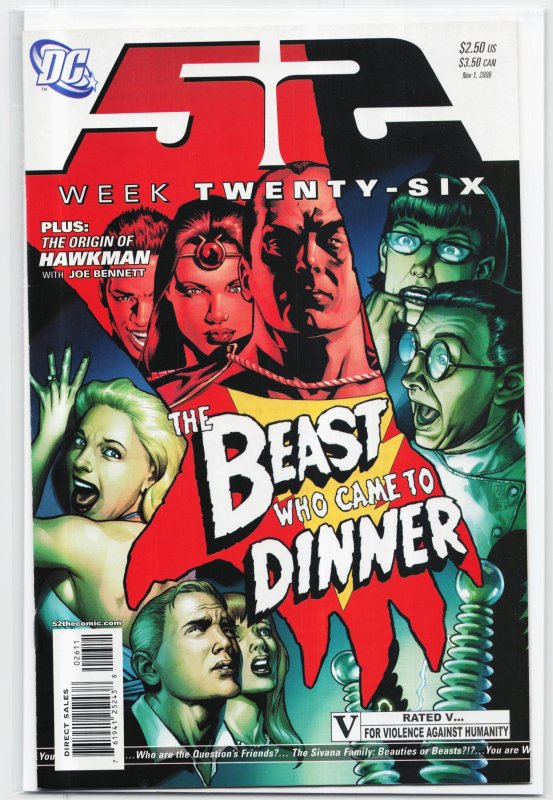 52 #26 (DC Comics, 2006), raw, ungraded comic book — front cover