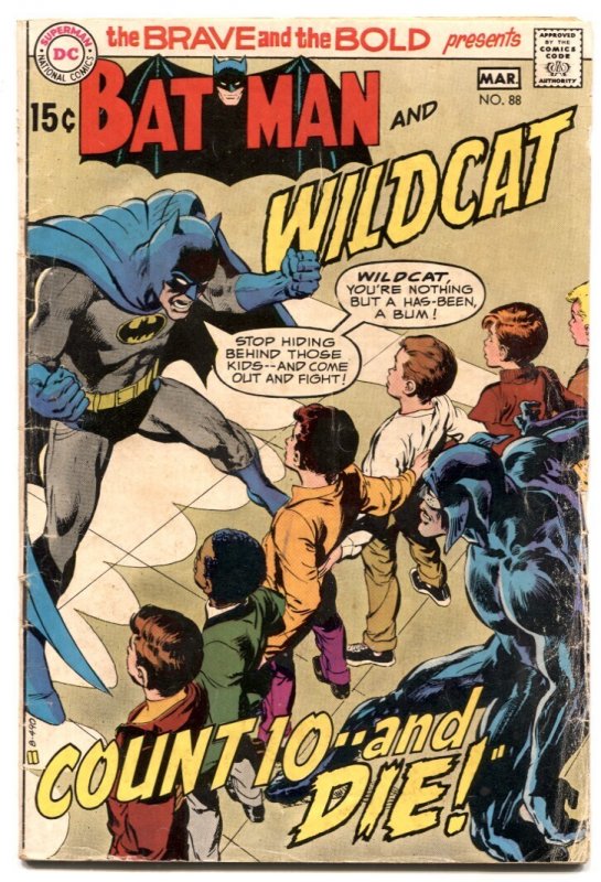 Brave and the Bold #88 (DC Comics, 1970), raw, ungraded comic book — front cover