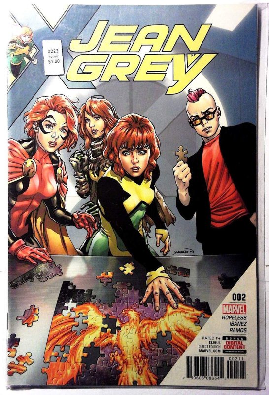 Jean Grey #2 (Marvel Comics, 2017), raw, ungraded comic book — front cover