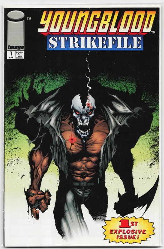 Youngblood Strikefile #1 (Image Comics, 1993), raw, ungraded comic book — front cover