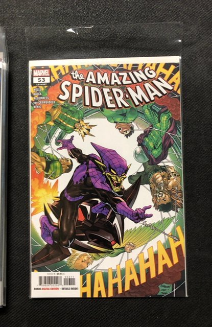 The Amazing Spider-Man #53 (Marvel Comics, 2024), raw, ungraded comic book — front cover