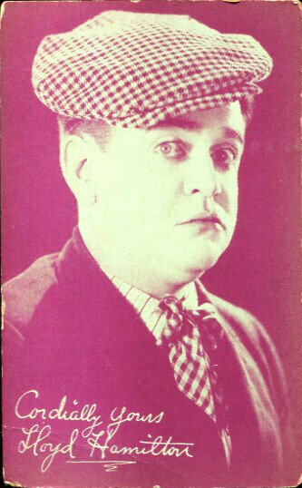 Llyod Hamilton Film Star Arcade Card 1920's-"Save Your Coupons" Arcade Card-FN, raw comic book in FN condition — front cover