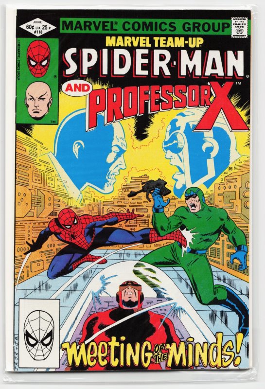 Marvel Team-Up #118 (Marvel Comics, 1982), raw, ungraded comic book — front cover