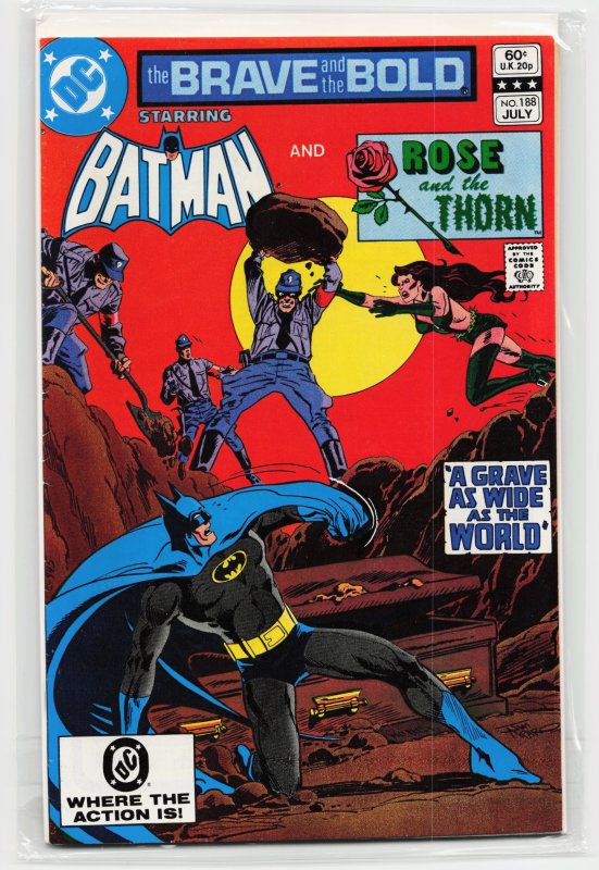 The Brave and the Bold #188 (DC Comics, 1982), raw, ungraded comic book — front cover