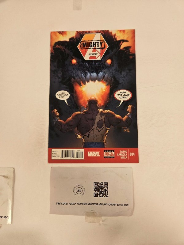 Mighty Avengers #14 (Marvel Comics), raw comic book in NM condition — front cover