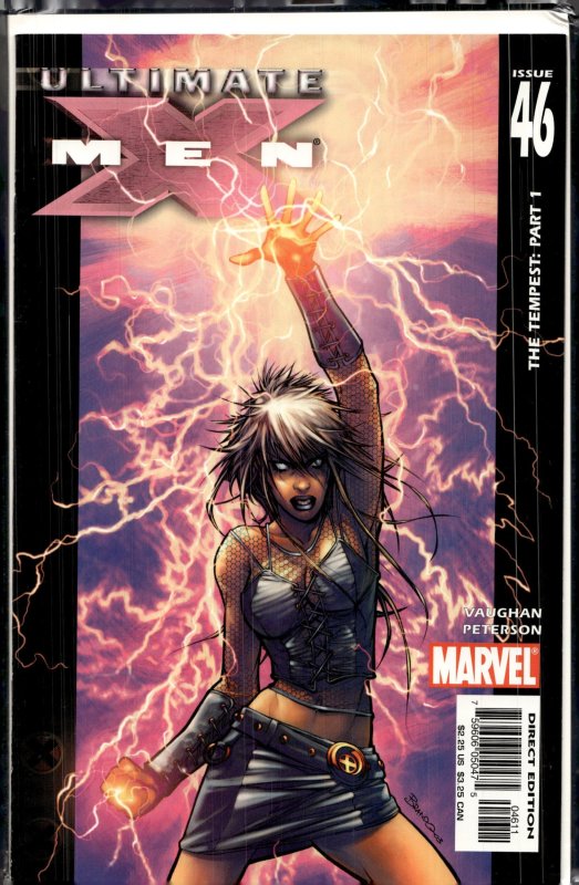 Ultimate X-Men #46 (Marvel Comics, 2004), raw, ungraded comic book — front cover