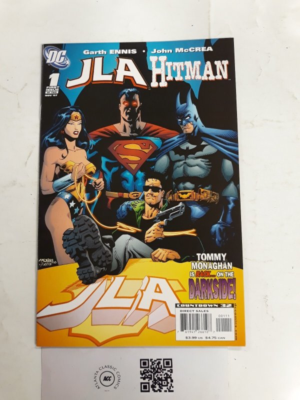 JLA Hitman #1 (DC Comics), raw comic book in NM condition — front cover