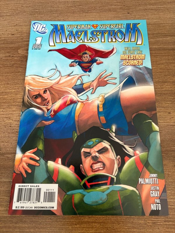 Lot of 5 Maelstrom DC Comic Books # 1 2 3 4 5 Vf-Nm Supergirl Superman 15 J459, raw comic book in NM condition — front cover