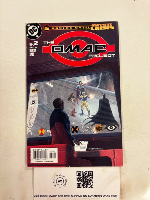 The Omac Project #2 (DC Comics), raw comic book in VF condition — front cover