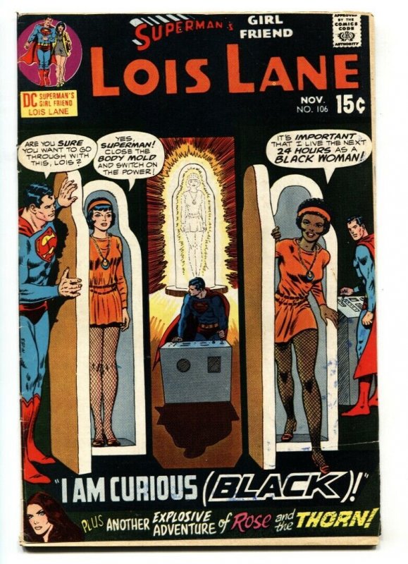 Superman's Girlfriend Lois Lane #106, raw comic book in VG condition — front cover