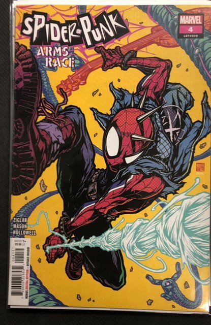 Spider-Punk: Arms Race #4 (Marvel Comics, 2024), raw, ungraded comic book — front cover