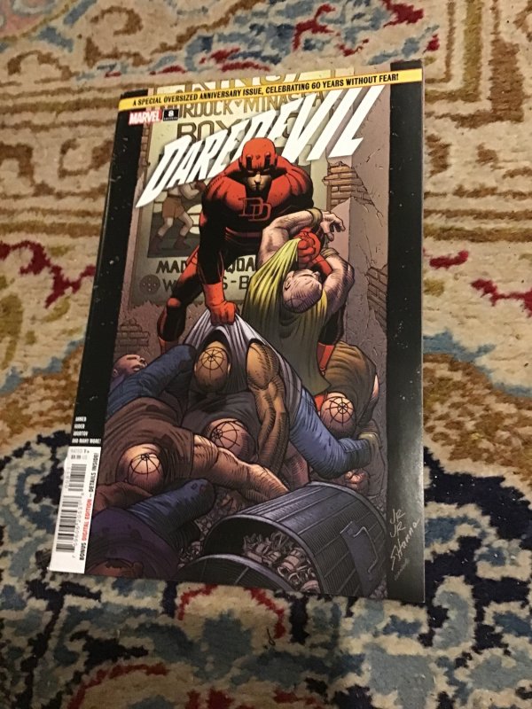Daredevil #8 (Marvel Comics, 2024), raw comic book in NM condition — front cover
