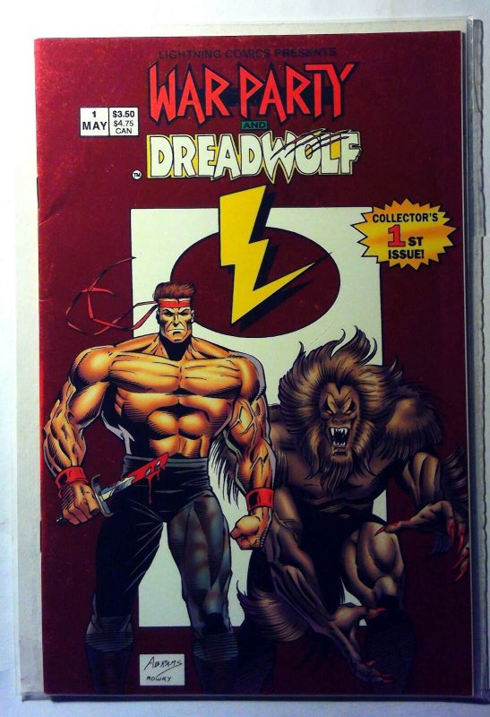 War Party and Dreadwolf #1 (1994), raw, ungraded comic book — front cover