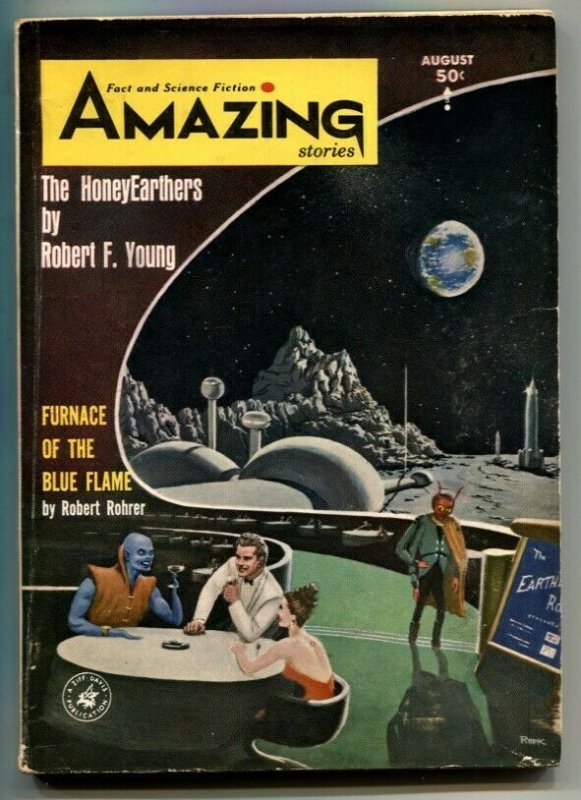 Amazing Stories August 1963- HoneyEarthers- Superman History (1963), raw, ungraded comic book — front cover