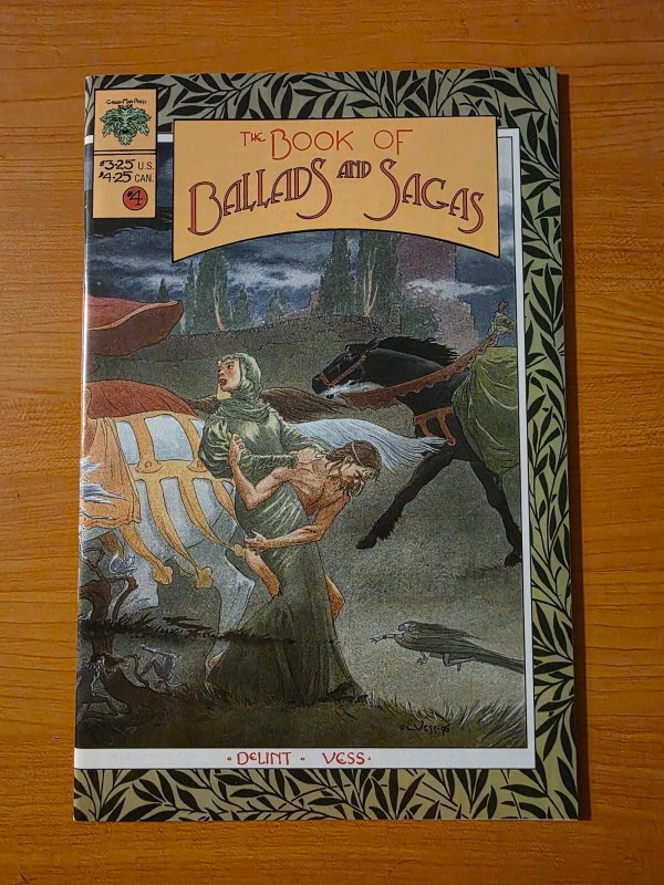 Book of Ballads and Sagas #4 (1997), raw comic book in NM condition — front cover