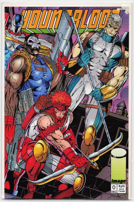 Youngblood #0 (Image Comics, 1992), raw, ungraded comic book — front cover