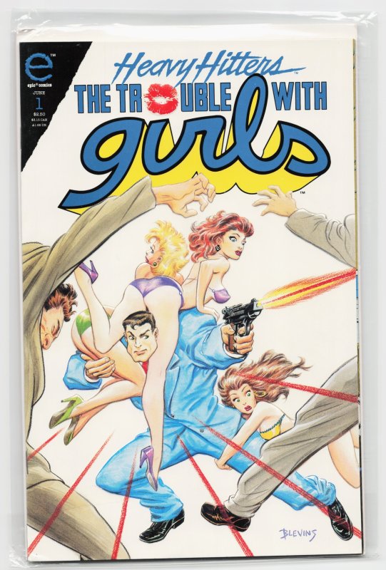 The Trouble with Girls: Night of the Lizard #1 (DC Comics, 1993), raw, ungraded comic book — front cover