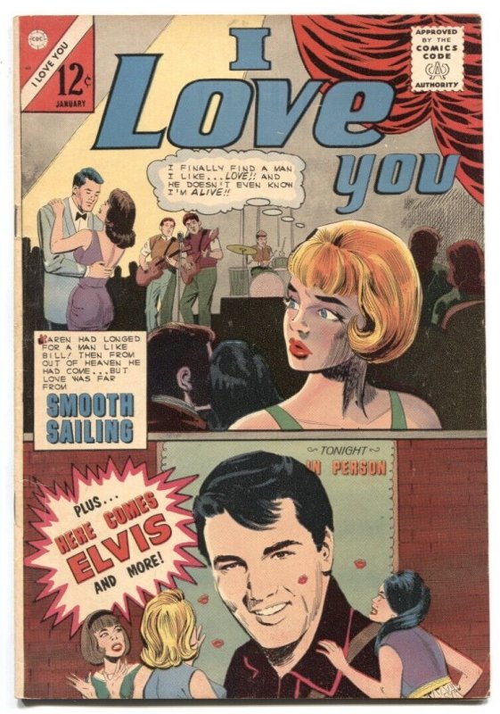 I Love You #60 (Charlton Comics, 1966), raw comic book in FN condition — front cover
