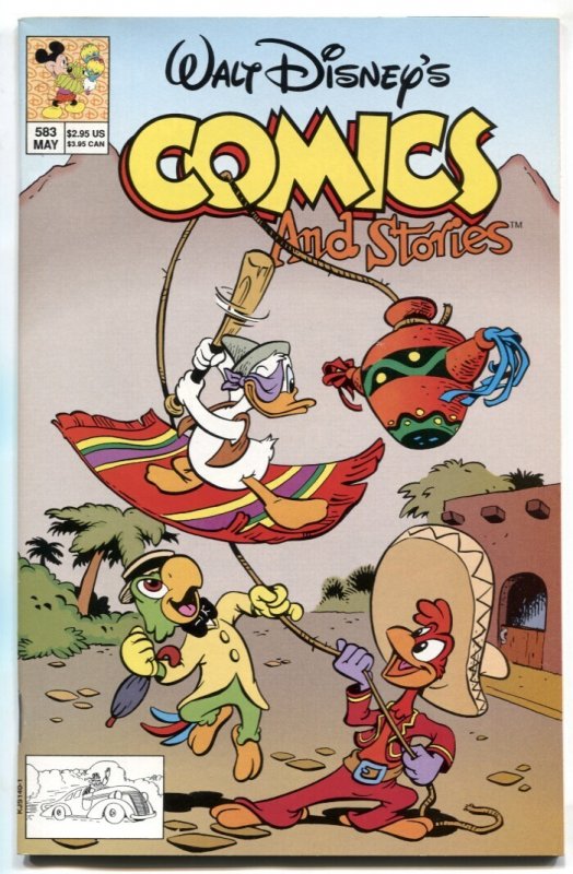 Walt Disney's Comics and Stories #583 (1993), raw comic book in VF condition — front cover