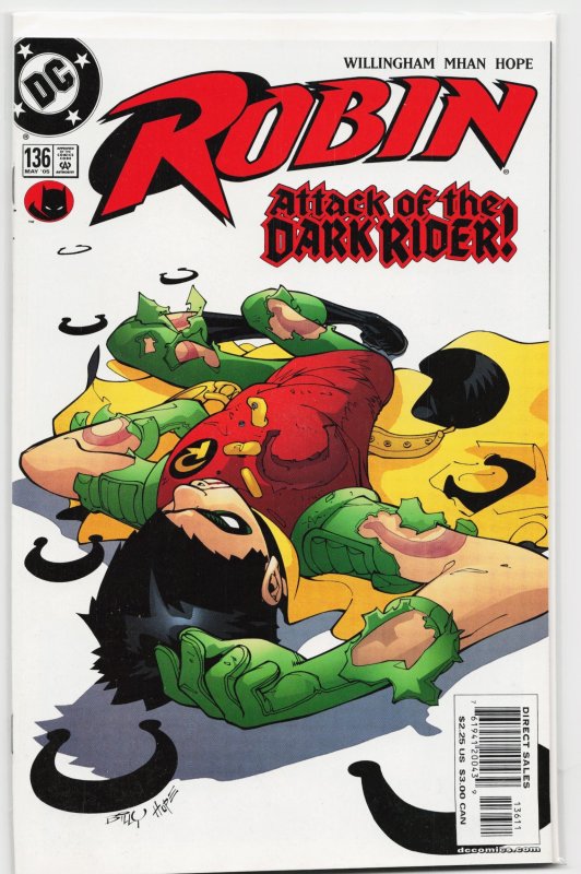 Robin #136 (DC Comics, 2005), raw, ungraded comic book — front cover