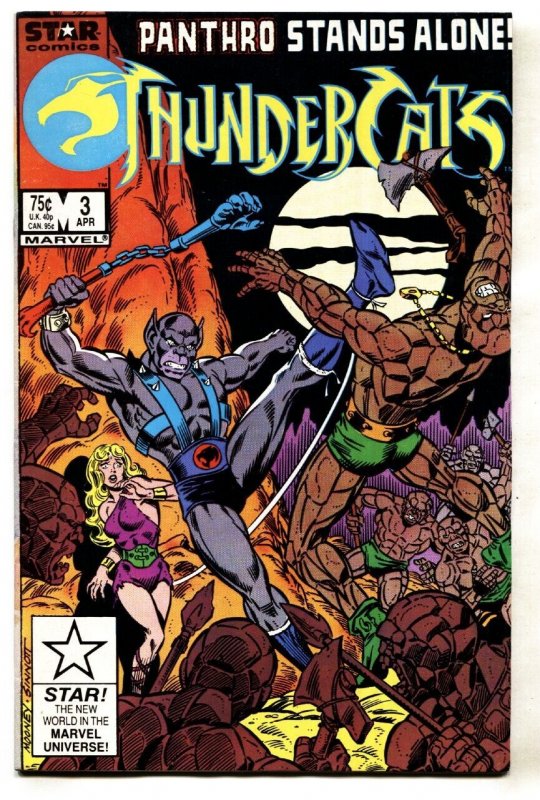 Thundercats #3 (2002), raw comic book in VF condition — front cover