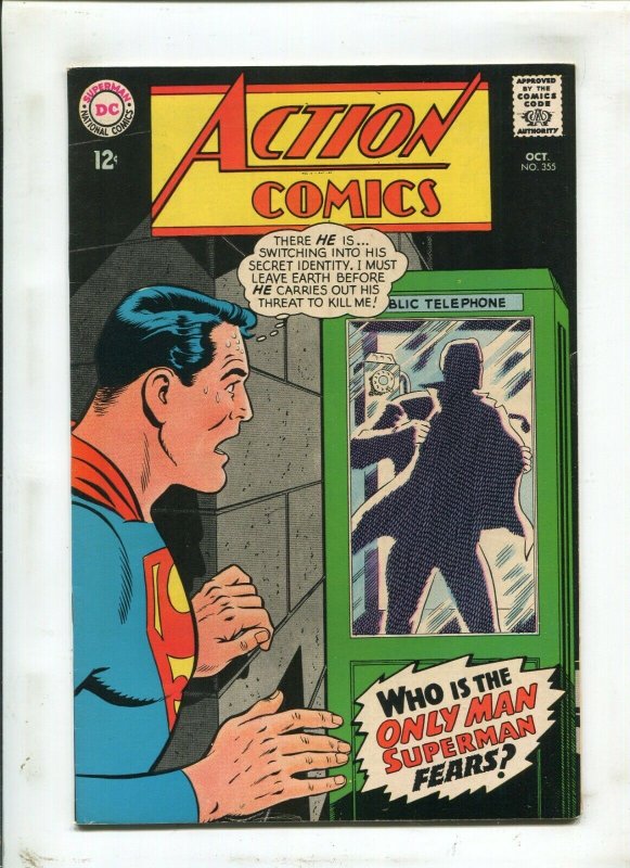 Action Comics #355 (DC Comics, 1967), raw comic book in 7.0 condition — front cover